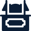 Icon of a mailbox or office drawer.